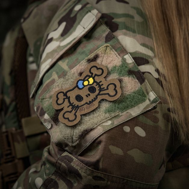 M-Tac нашивка KITTY контур (вишивка) Coyote