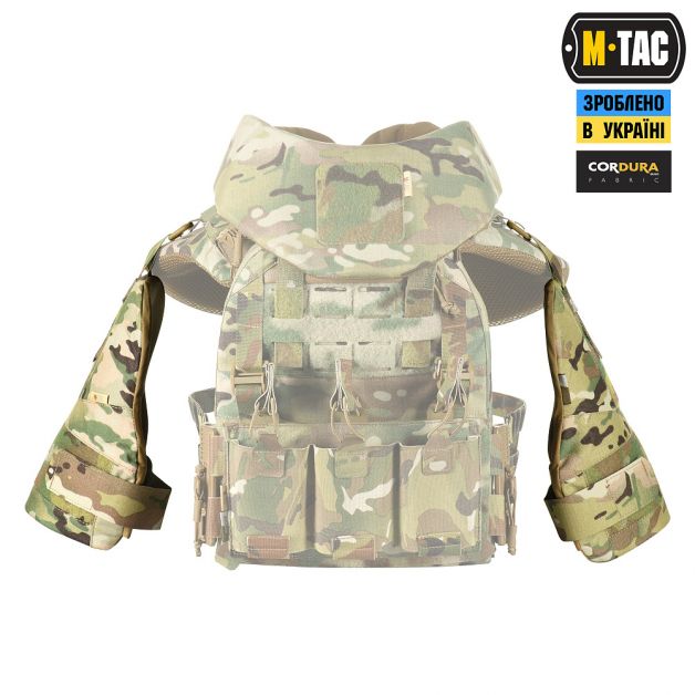 M-Tac плечевая защита с баллистическими пакетами 1 класс для Cuirass QRS Multicam