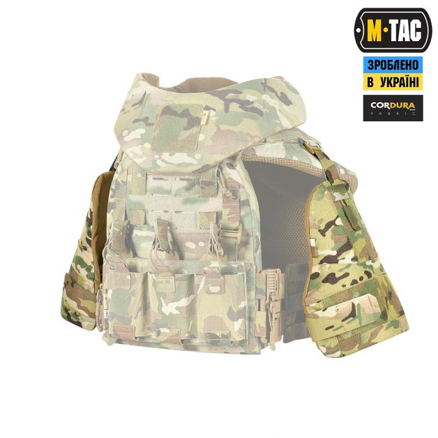 M-Tac плечевая защита с баллистическими пакетами 1 класс для Cuirass QRS Multicam