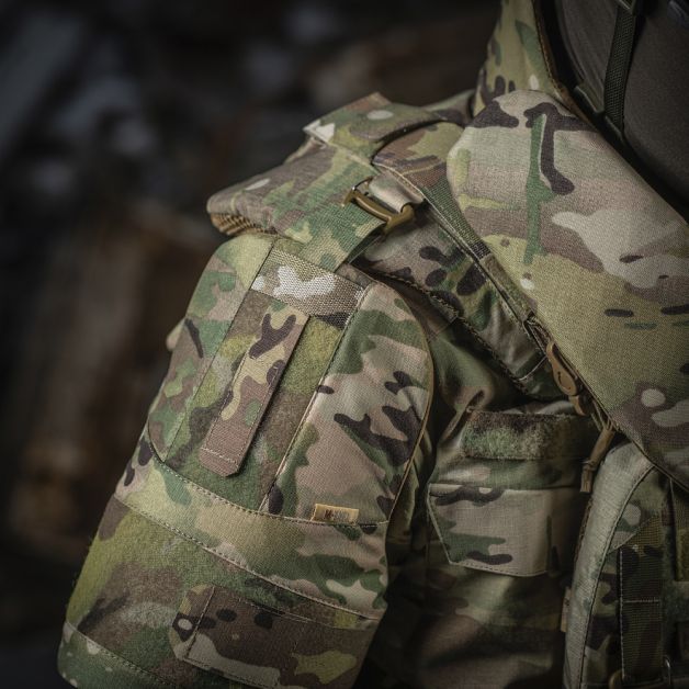 M-Tac плечевая защита с баллистическими пакетами 1 класс для Cuirass QRS Multicam