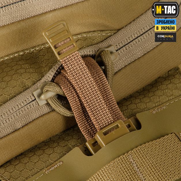 M-Tac сумка Sling Pistol Bag Elite Hex с липучкой Coyote