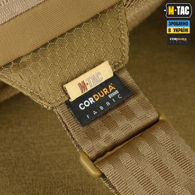 M-Tac сумка Sling Pistol Bag Elite Hex с липучкой Coyote