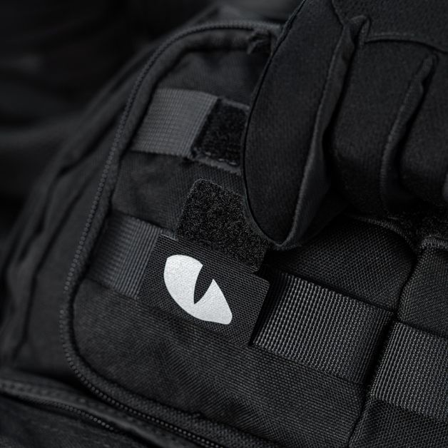 M-Tac нашивка Tiger Eyes Laser Cut (пара) Reflective Black