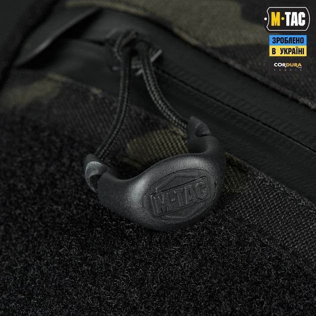 M-Tac сумка Sling Pistol Bag Elite Hex с липучкой Multicam Black/Black