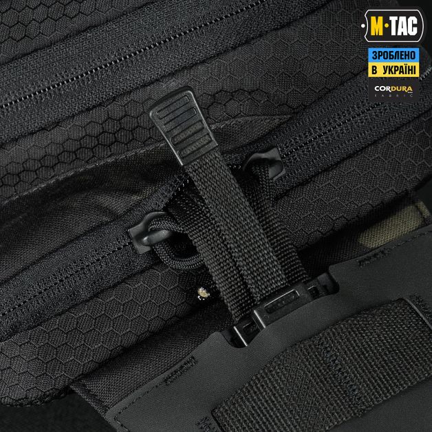 M-Tac сумка Sling Pistol Bag Elite Hex с липучкой Multicam Black/Black