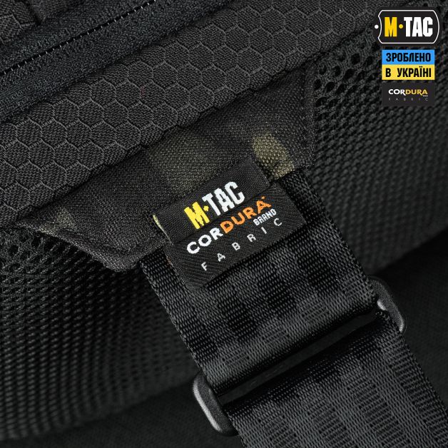 M-Tac сумка Sling Pistol Bag Elite Hex с липучкой Multicam Black/Black