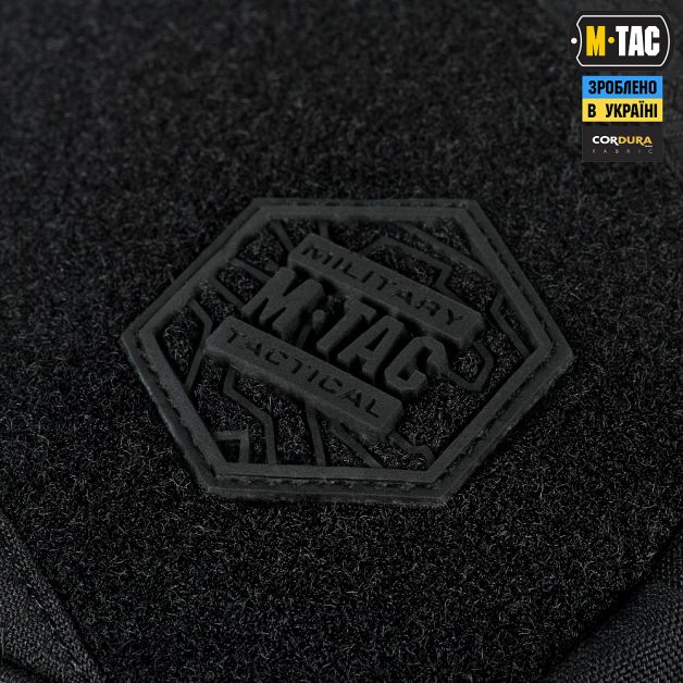 M-Tac сумка Sling Pistol Bag Elite Hex с липучкой Black