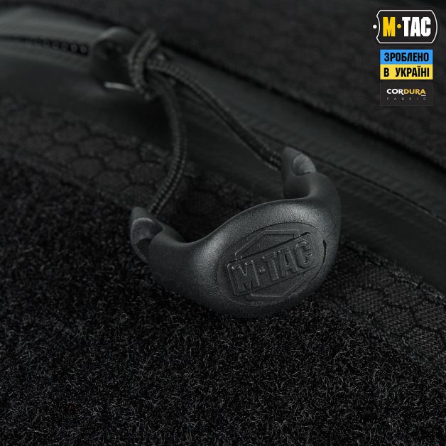 M-Tac сумка Sling Pistol Bag Elite Hex с липучкой Black