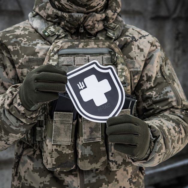 M-Tac наклейка Хрест ЗСУ Black