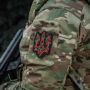 M-Tac нашивка Тризуб калина (вишивка) Black