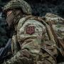 M-Tac нашивка Тризуб калина (вишивка) Black