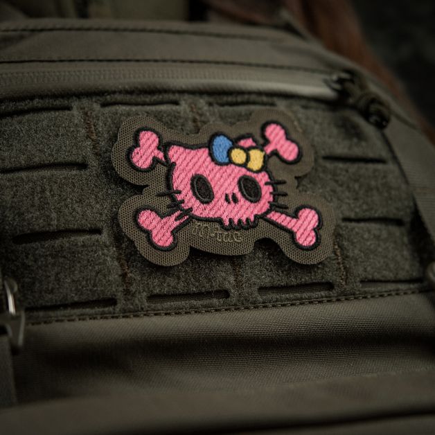 M-Tac нашивка KITTY (вишивка) Pink/Ranger Green