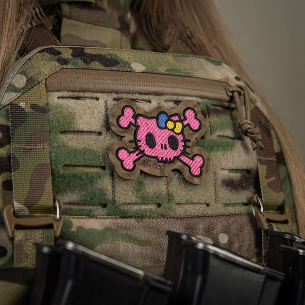 M-Tac нашивка KITTY (вишивка) Pink/Coyote