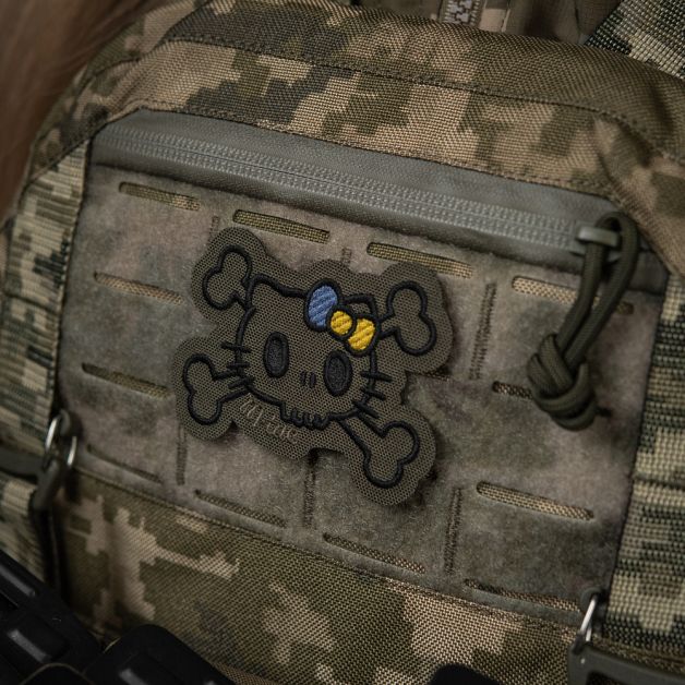 M-Tac нашивка KITTY контур (вишивка) Ranger Green