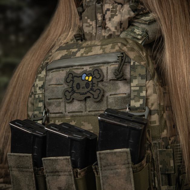 M-Tac нашивка KITTY контур (вишивка) Ranger Green