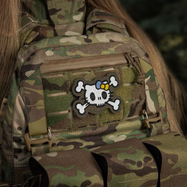 M-Tac нашивка KITTY (вышивка) White/Ranger Green 