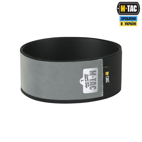 M-Tac Повязка на руку светоотражающая на резинке Large Black