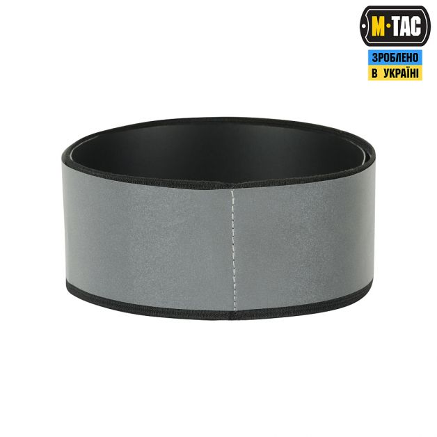 M-Tac Повязка на руку светоотражающая на резинке Large Black