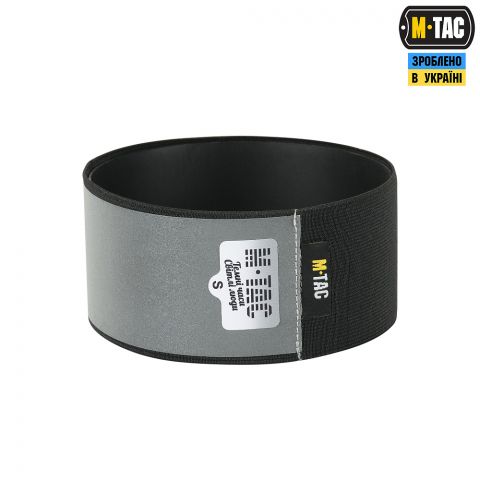 M-Tac Повязка на руку светоотражающая на резинке Small Black