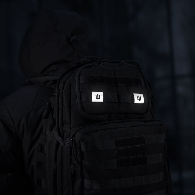 M-Tac MOLLE Patch Тризуб світловідбиваючий