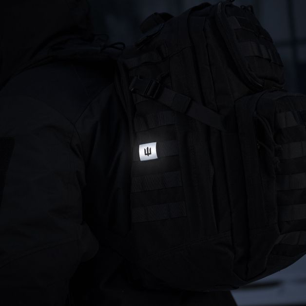M-Tac MOLLE Patch Тризуб світловідбиваючий