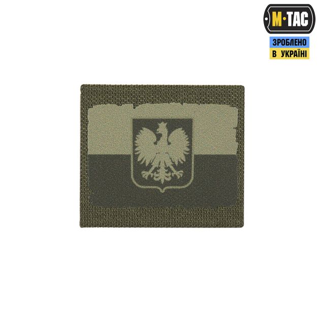 M-Tac MOLLE Patch Прапор Polska Olive/Ranger Green
