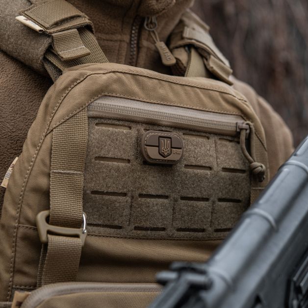 M-Tac MOLLE Patch Прапор України з гербом PVC Coyote