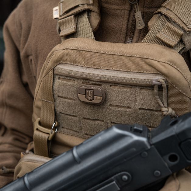 M-Tac MOLLE Patch Прапор України з гербом PVC Coyote