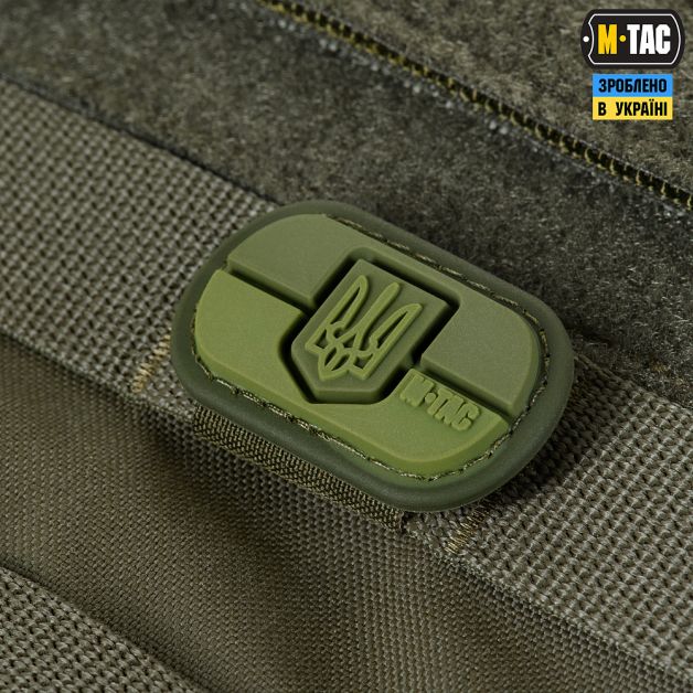 M-Tac MOLLE Patch Прапор України з гербом PVC Ranger Green