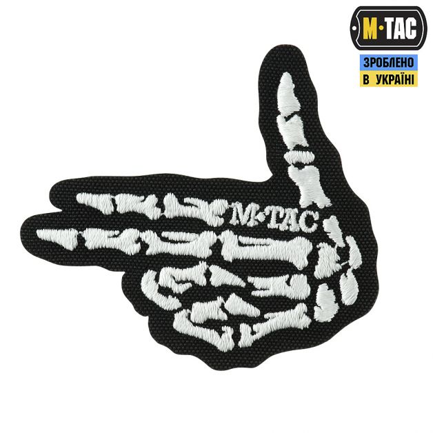 M-Tac нашивка Skeleton shooter (вышивка) Black