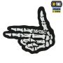 M-Tac нашивка Skeleton shooter (вышивка) Black