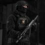 M-Tac нашивка Gladiator Helmet (вышивка) Black