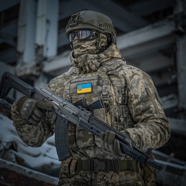 M-Tac нашивка прапор України з малим гербом PVC