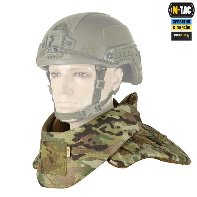 M-Tac Горжет с баллистическими пакетами 1 класс для Cuirass QRS Multicam
