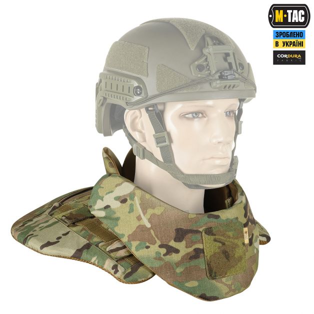 M-Tac Горжет с баллистическими пакетами 1 класс для Cuirass QRS Multicam