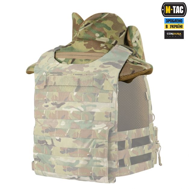 M-Tac Горжет с баллистическими пакетами 1 класс для Cuirass QRS Multicam