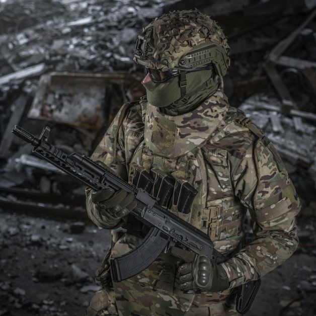 M-Tac Горжет с баллистическими пакетами 1 класс для Cuirass QRS Multicam