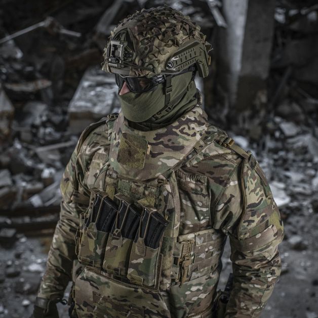 M-Tac Горжет с баллистическими пакетами 1 класс для Cuirass QRS Multicam