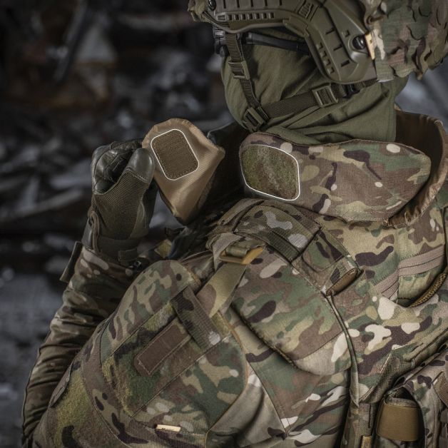 M-Tac Горжет с баллистическими пакетами 1 класс для Cuirass QRS Multicam