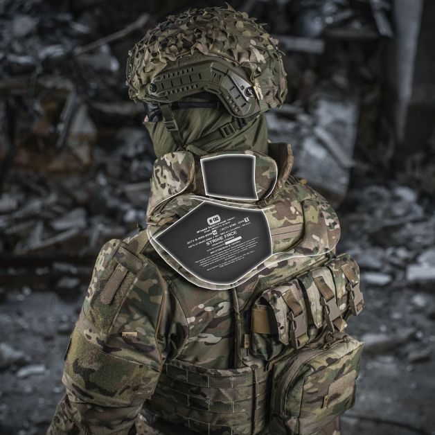 M-Tac Горжет с баллистическими пакетами 1 класс для Cuirass QRS Multicam