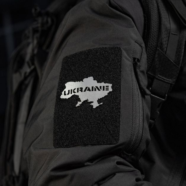 M-Tac нашивка Ukraine (контур) сквозная Laser Cut светоотражающая 