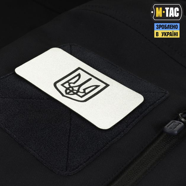 M-Tac нашивка Герб України (80х50 мм) світловідбиваюча