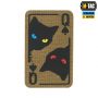M-Tac нашивка Queen of spades Coyote/Black