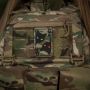 M-Tac нашивка Queen of spades Multicam/Black