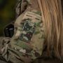 M-Tac нашивка Queen of spades Multicam/Black