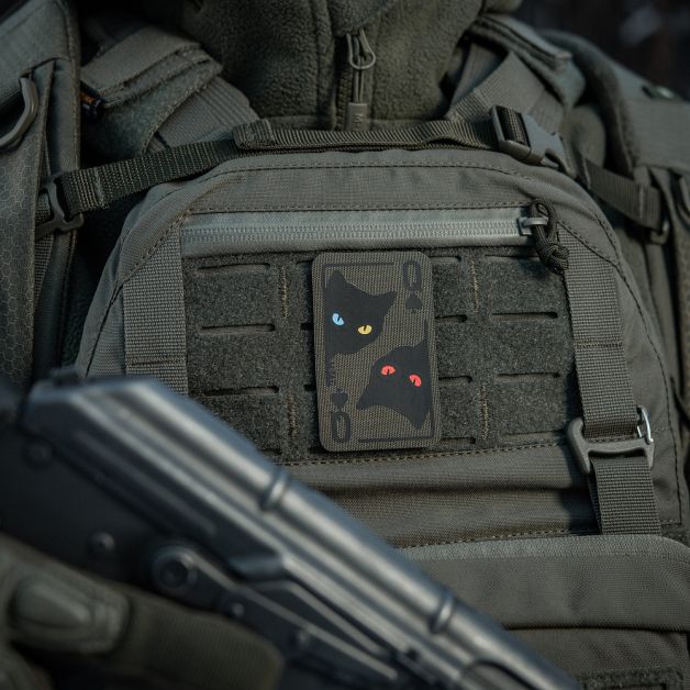 M-Tac нашивка Queen of spades Ranger Green/Black