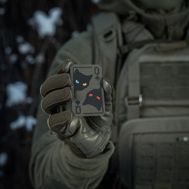 M-Tac нашивка Queen of spades Ranger Green/Black