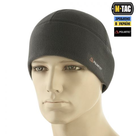 M-Tac шапка Watch Cap флис Light Polartec Dark Grey