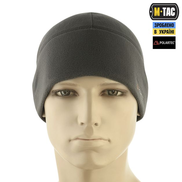 M-Tac шапка Watch Cap флис Light Polartec Dark Grey