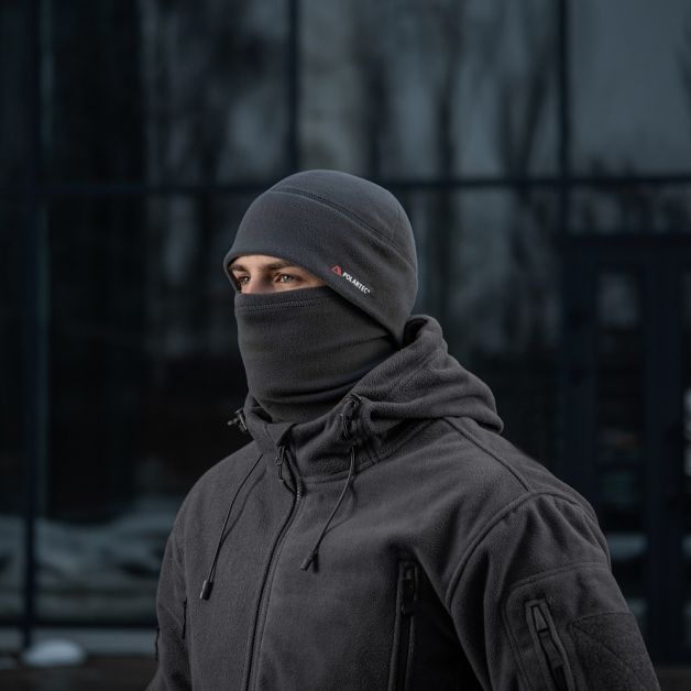 M-Tac шапка Watch Cap флис Light Polartec Dark Grey